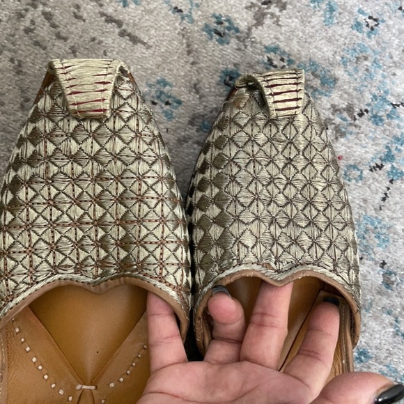 Men’s jutti Indian hand made slippers - Picture 8 of 8